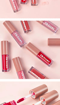 4-Piece Diamond Finish Long-Lasting Velvet Lip Gloss Set