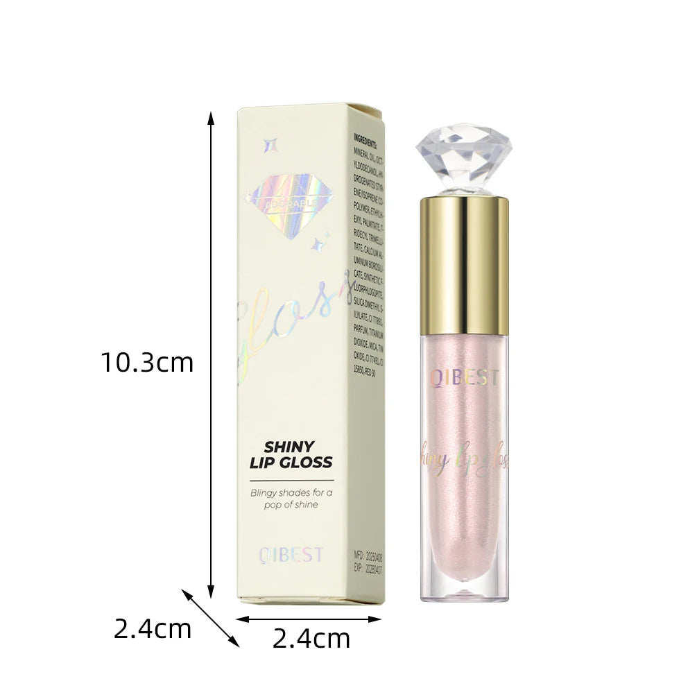 Diamond Shimmer Glitter Lip Gloss - 6