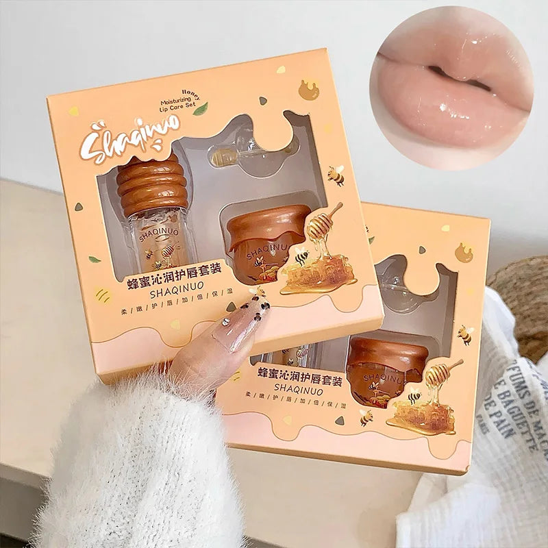 Honey Moisturizing Lip Care Repair Set - 5