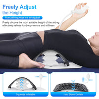 Adjustable Airbag Back Stretcher and Lumbar Support