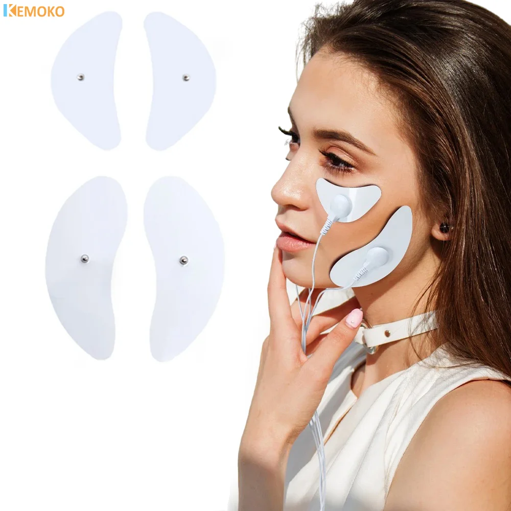 Reusable Microcurrent Face Lifting Electrode Pads - 1