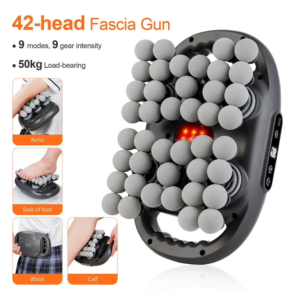 42-Head Electric Muscle Recovery Massage Gun - 1