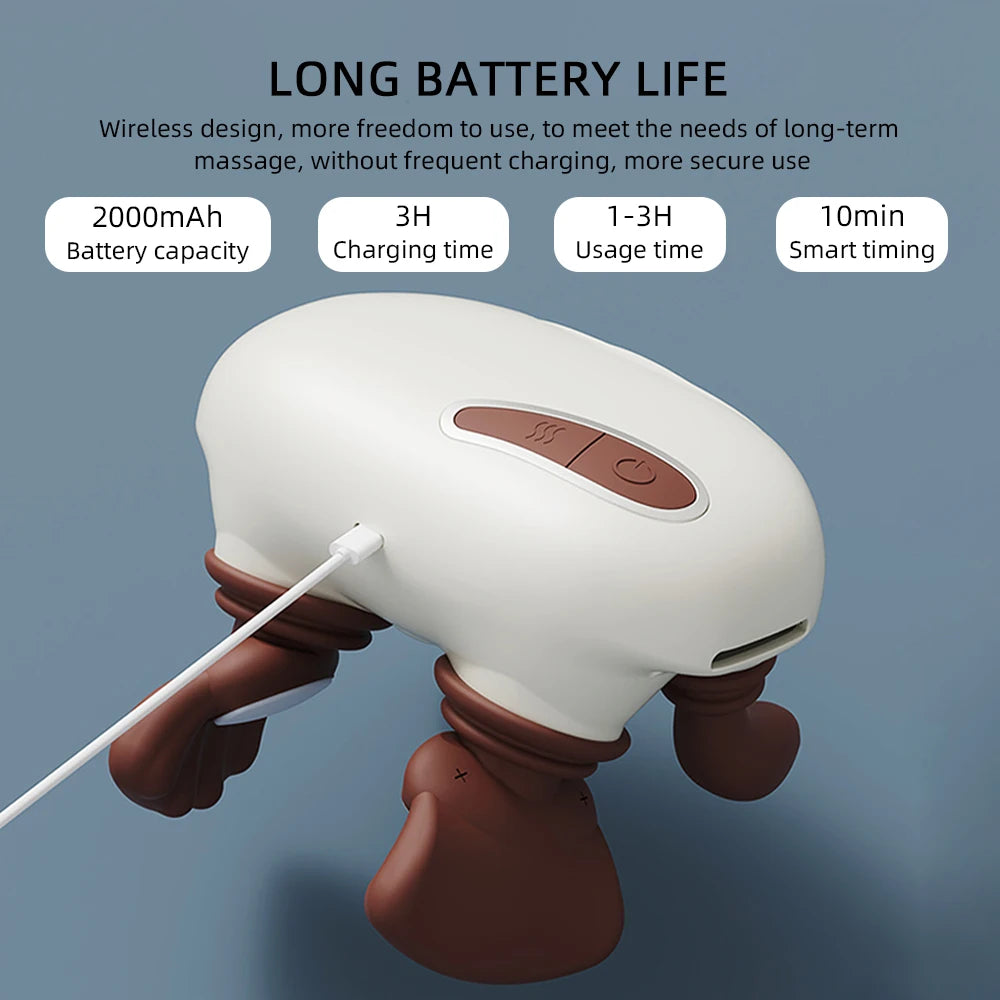 4D Bionic Hands-Free Neck and Trapezius Muscle Massager - 8