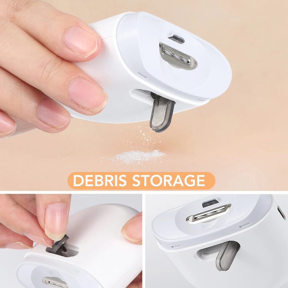 Automatic Electric Nail Trimmer with LED Light - 2