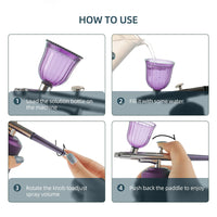 Portable Mini Airbrush Kit for Nail Art and Makeup