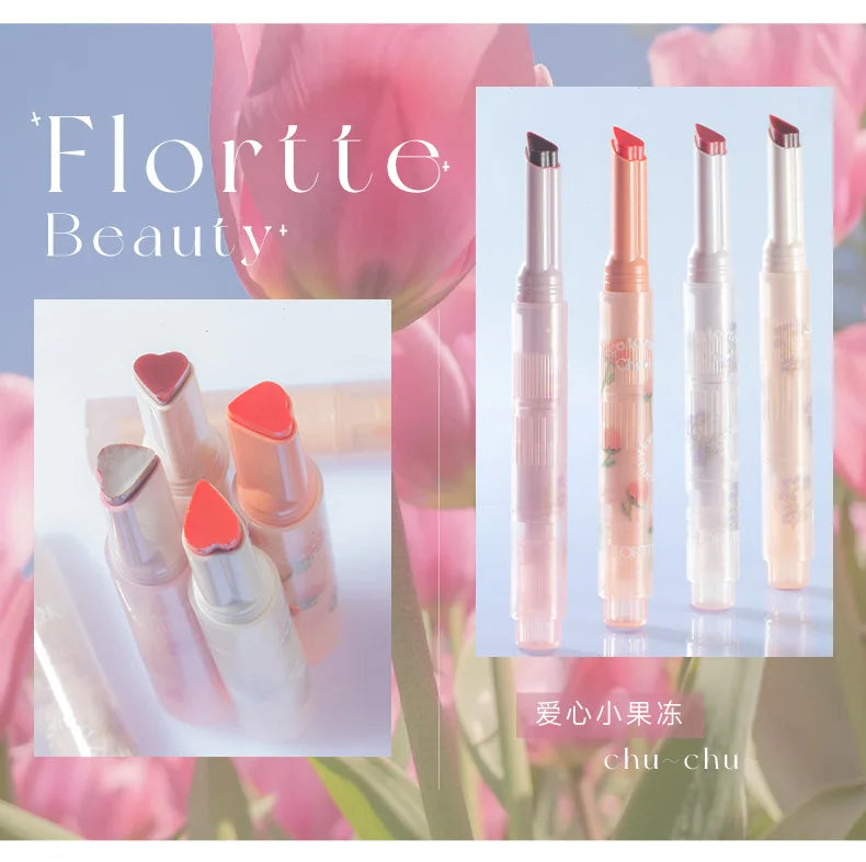 Mirror Shine Heart Shape Moisturizing Lipstick Pencil - 21