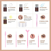Professional Semi-Permanent Eyebrow Lamination Lifting Kit