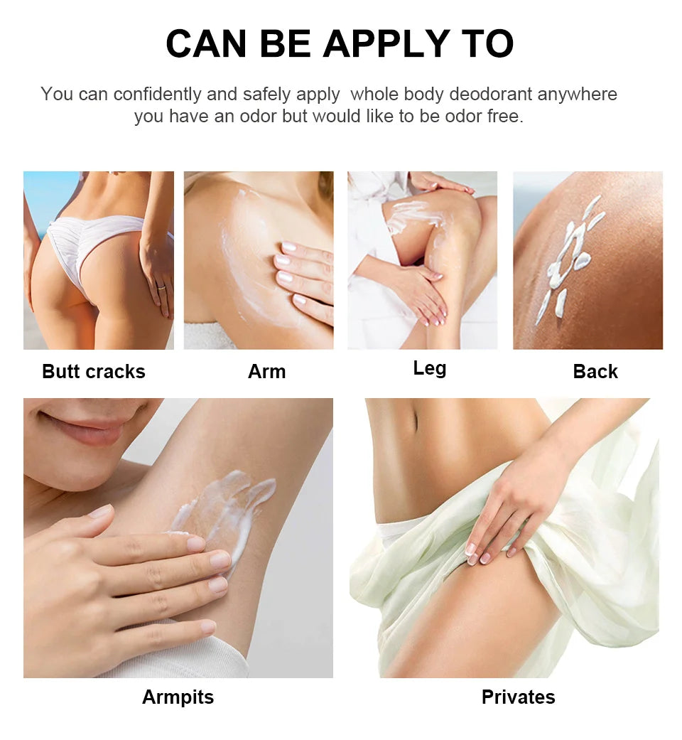 72-Hour Invisible Full Body Deodorant Cream - 12