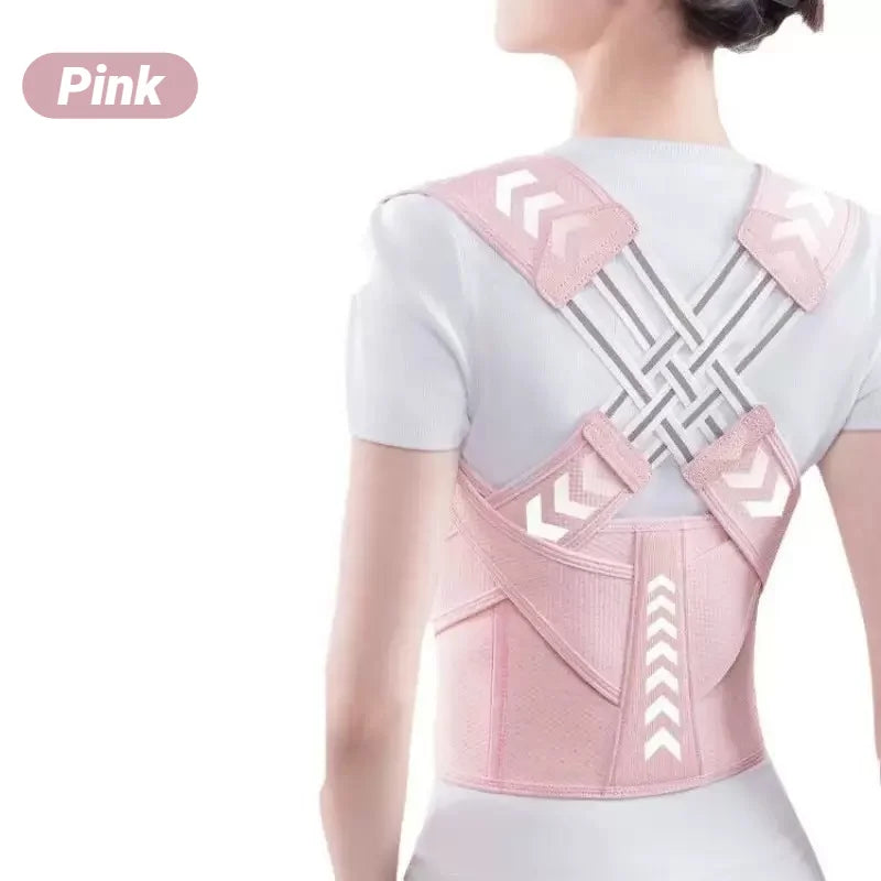 Adjustable Back Posture Corrector for Spine and Shoulder Support - 16