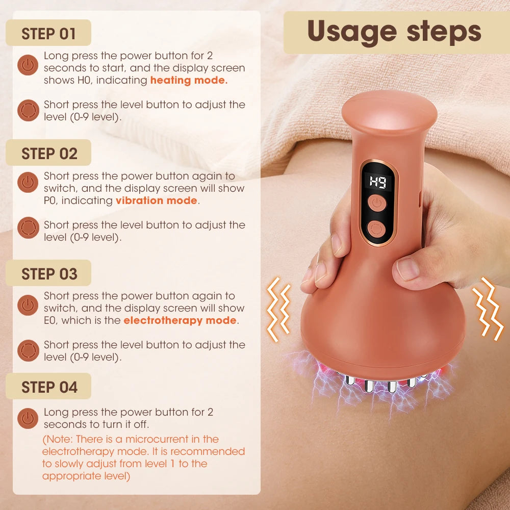 Electric Cupping and Massage Therapy Tool for Muscle Relief - 9