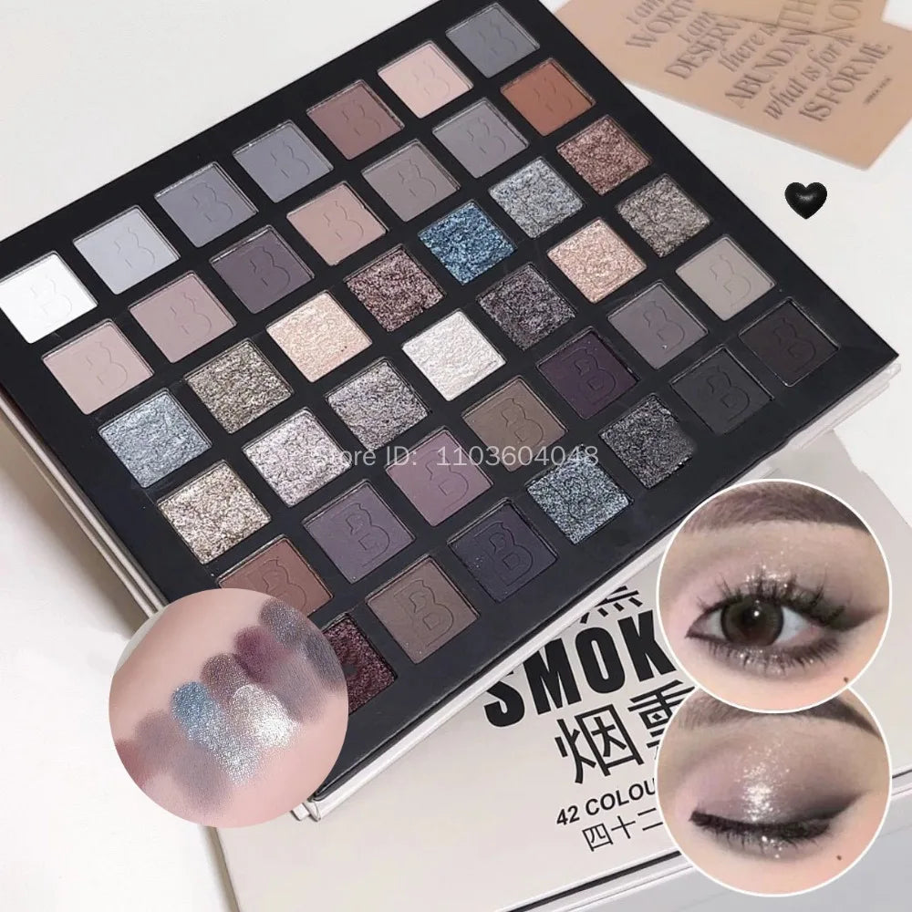 42-Color Professional Smoked Eyeshadow Palette