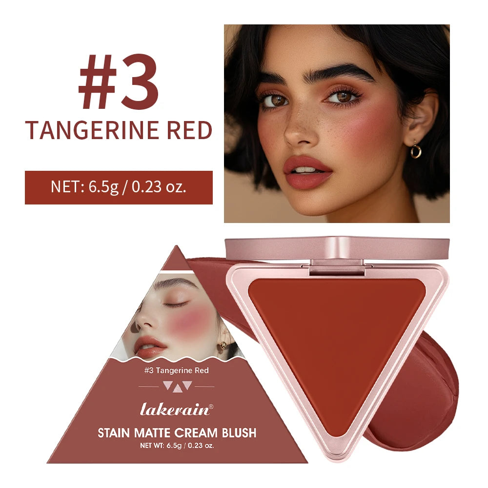 Matte Satin Cream Blush for Long-Lasting Natural Glow - 21