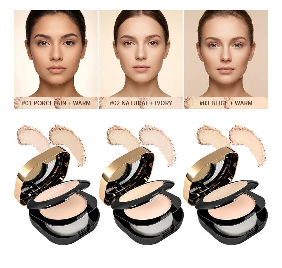 Double Layer Matte Setting Powder for Flawless Makeup - 8