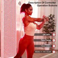 Full Body LED Red Light Therapy Panel for Pain Relief and Skin Care