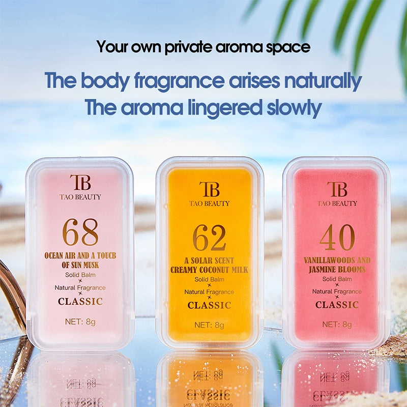 Long-Lasting Portable Solid Perfume Balm Set - 2