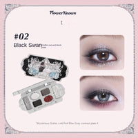 6-Color Swan Ballet Eyeshadow Palette