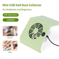 Portable USB Nail Dust Vacuum Collector