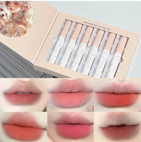 Matte Velvet Lip Clay Set for Long-Lasting Waterproof Wear