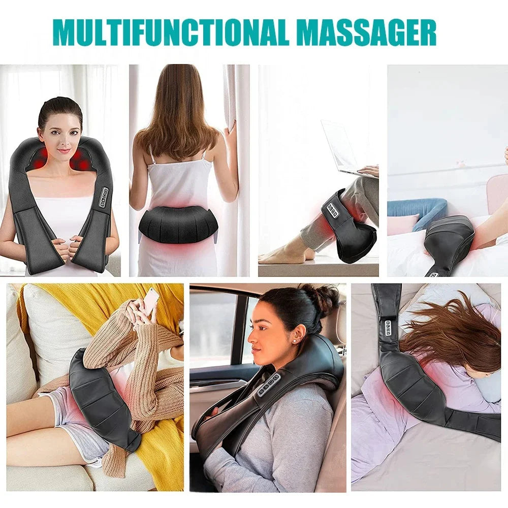 Heated Shiatsu Neck and Shoulder Massager - 4