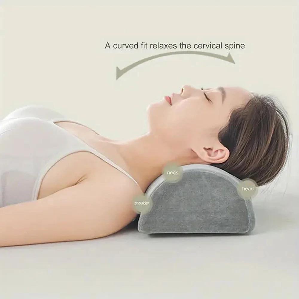 Half Moon Memory Foam Support Pillow for Legs and Back - 5