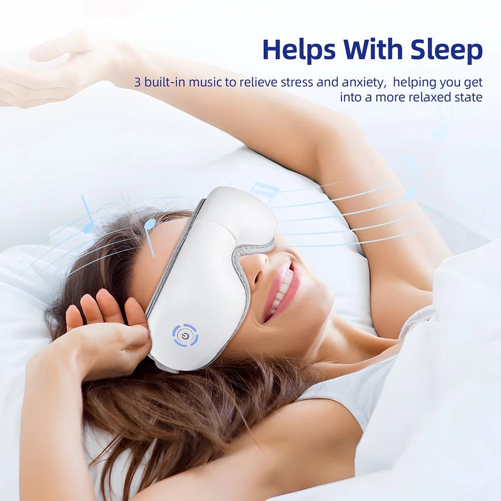 Wireless Heated Eye Massager for Stress and Fatigue Relief - 5