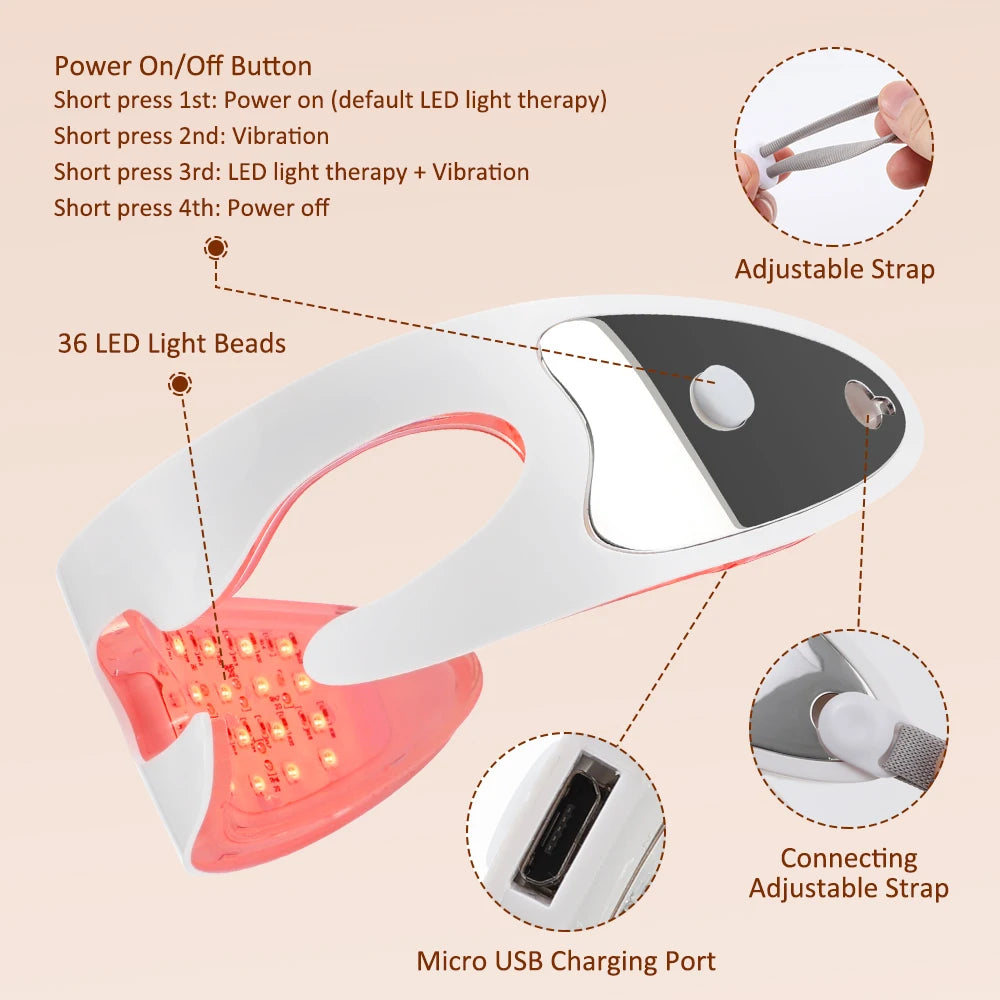 3D LED Eye Massager for Fatigue Relief and Dark Circles - 11