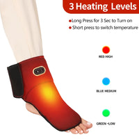Heated Ankle Support Massager for Joint Pain Relief