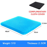 Orthopedic Honeycomb Gel Seat Cushion for Pain Relief