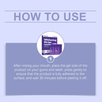 Purple Teeth Whitening Strips for a Brighter Smile