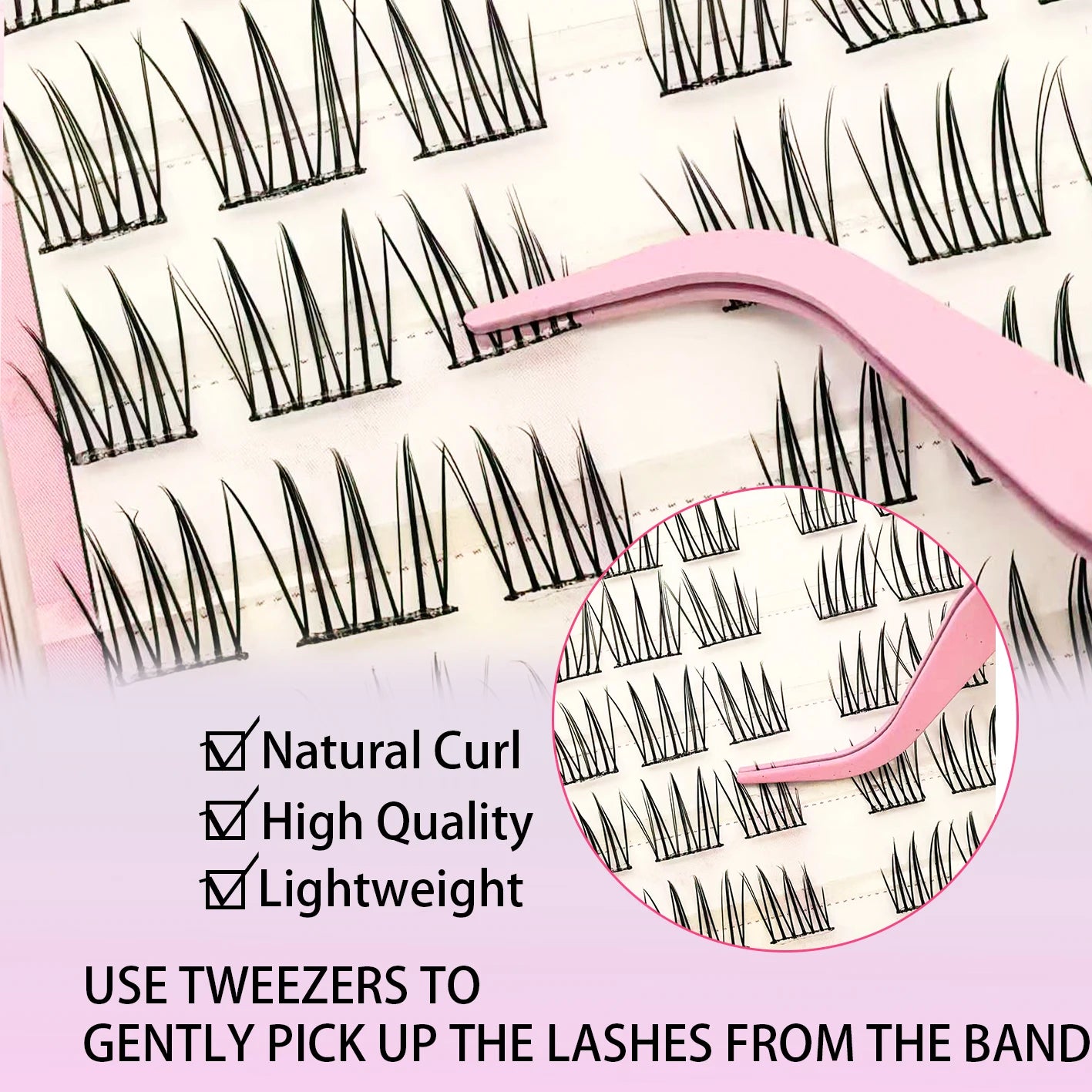 DIY Manga Style Cluster Lash Extension Kit - 6