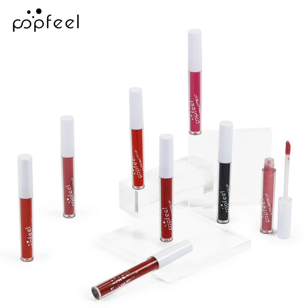 Long-Lasting Black Matte Liquid Lipstick - 7