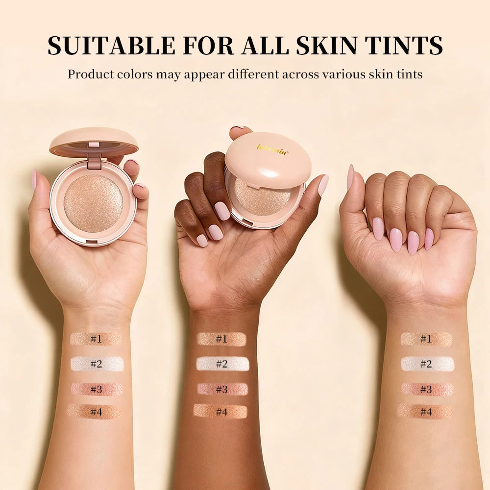 Silken Touch Shimmer Highlighter Powder for Radiant Glow - 6