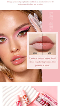 6-Piece Hydrating Water-Gloss Lip Oil Set