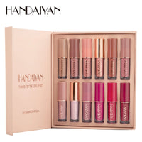 12-Color Waterproof Matte Liquid Lipstick Set