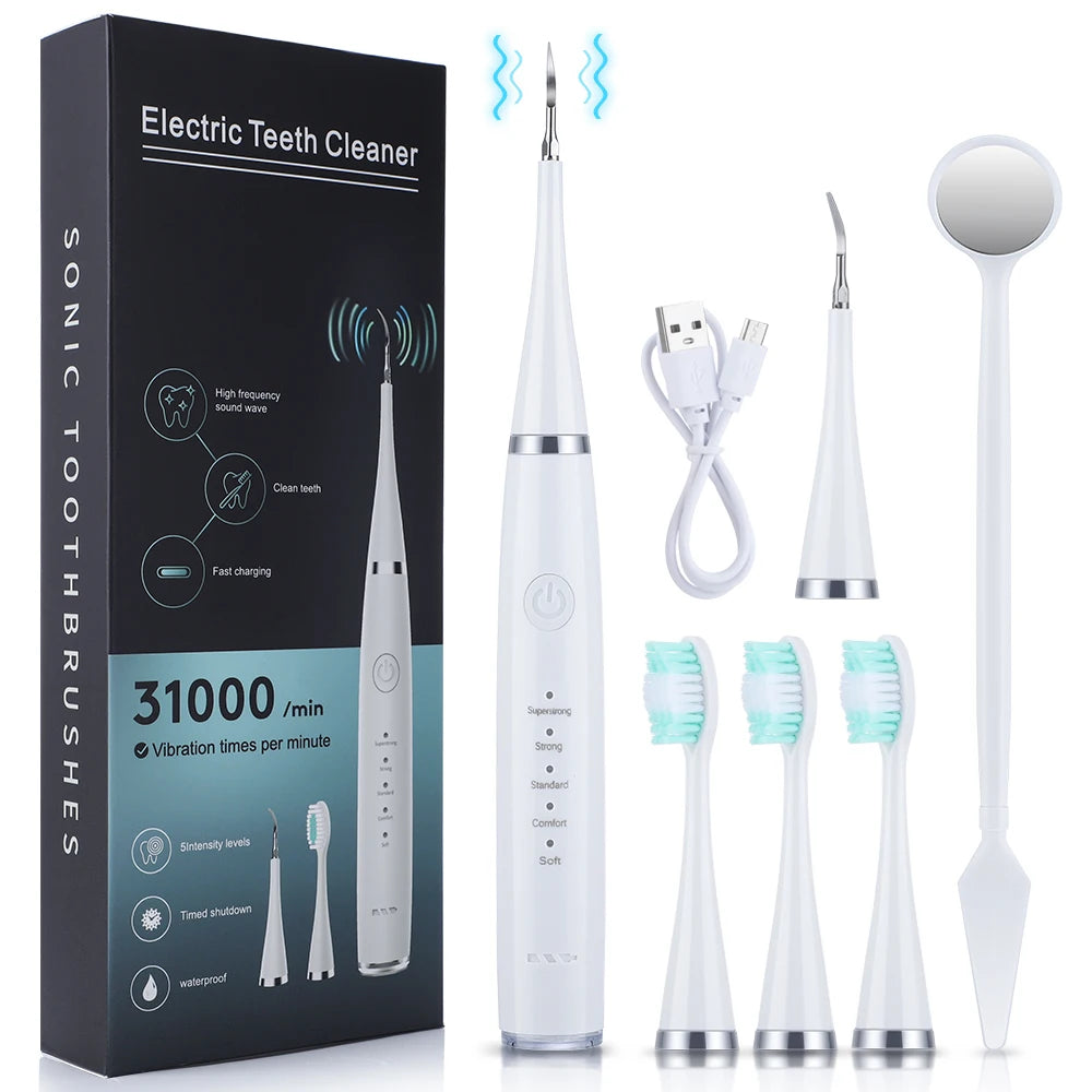 Electric Sonic Dental Scaler and Teeth Whitening Kit - 23