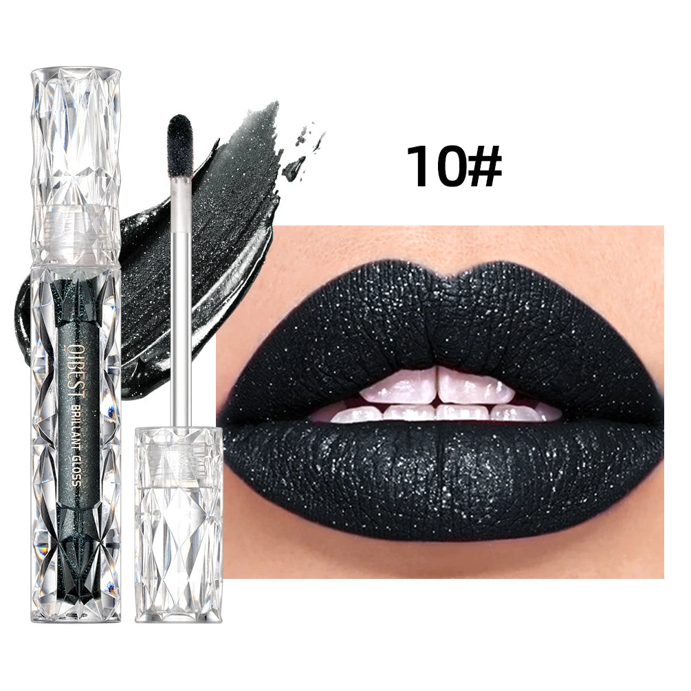 Diamond Shimmer Matte Liquid Lipstick - 30