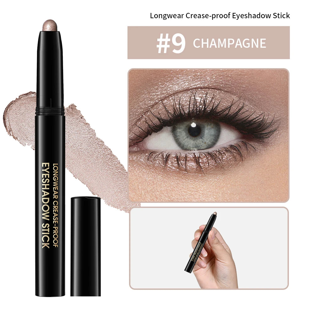 Waterproof Shimmer Eyeliner Pencil for Brightened Eyes - 36