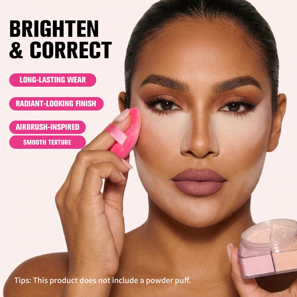 2-in-1 Color Correcting Matte Setting Powder - 4