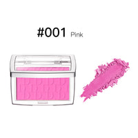 Matte Embossed Blush Palette with Brush