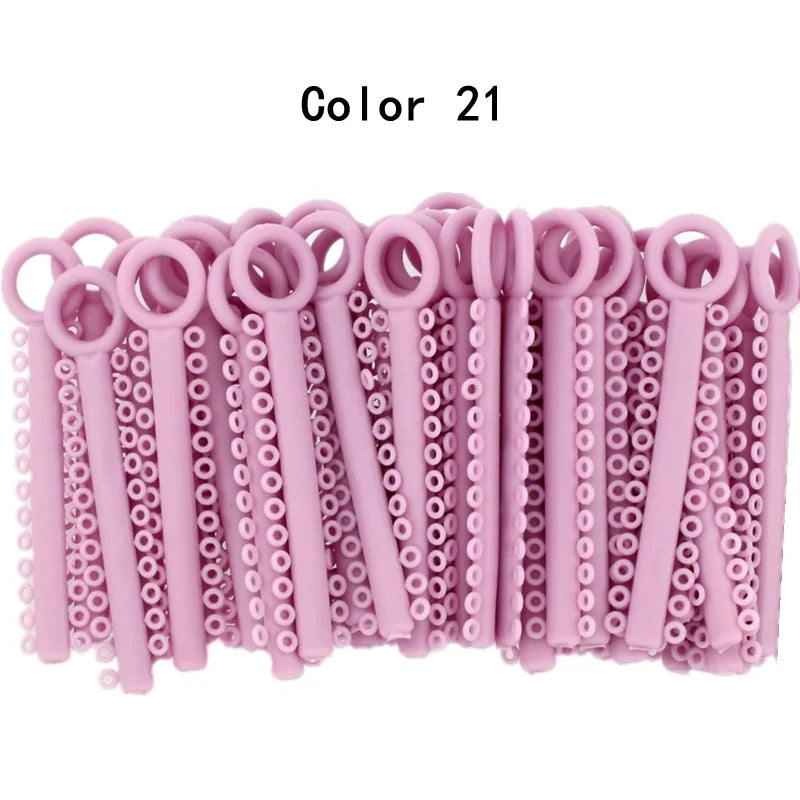 Orthodontic Elastic Ligature Ties for Dental Braces - 19