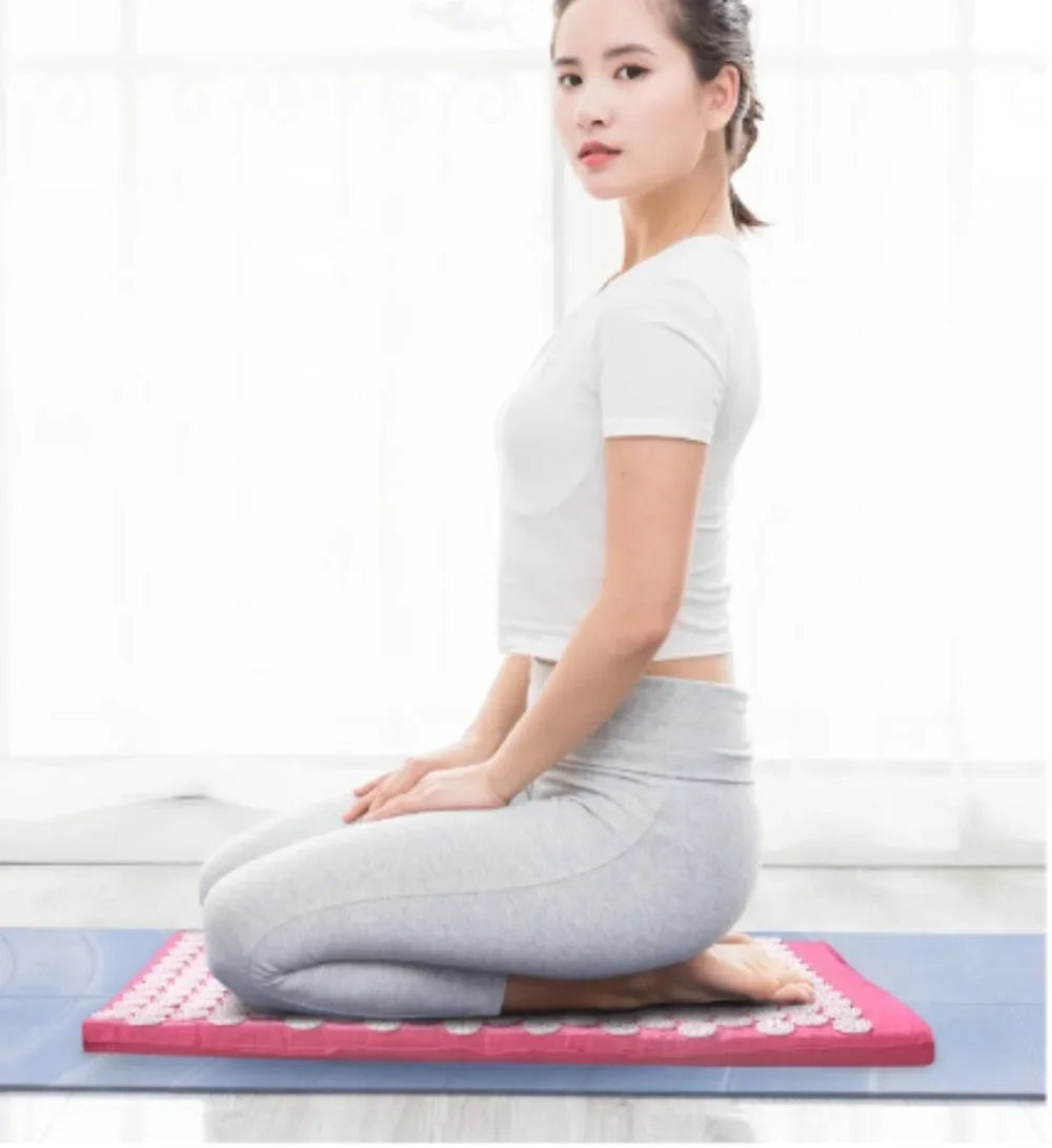 Acupressure Massage Mat and Pillow Set for Pain Relief - 4