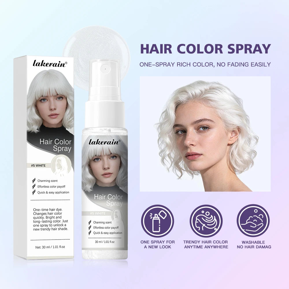 Instant Temporary Hair Color Spray for Parties and Styling - 7