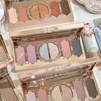 6-Color Butterfly Embossed Eyeshadow Palette