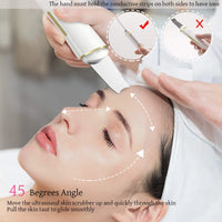 Ultrasonic Facial Skin Scrubber and Pore Cleaner