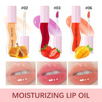 Honey Infused Hydrating Lip Oil for Glossy Nourished Lips