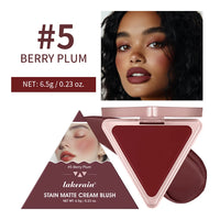 Matte Satin Cream Blush for Long-Lasting Natural Glow