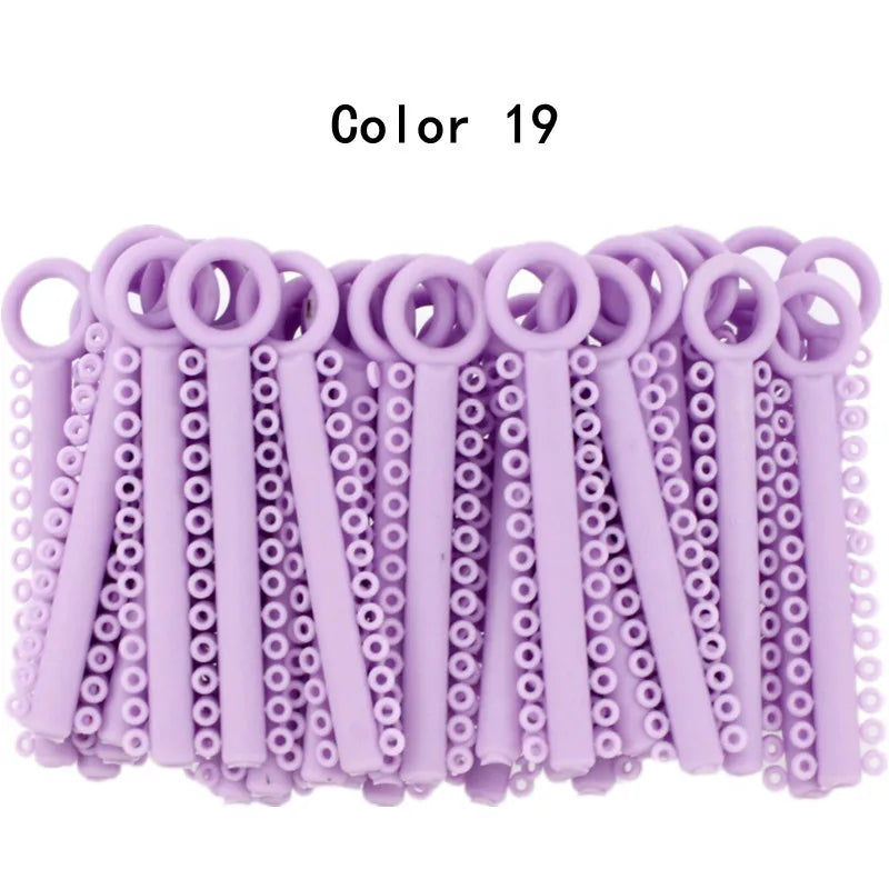 Orthodontic Elastic Ligature Ties for Dental Braces - 44