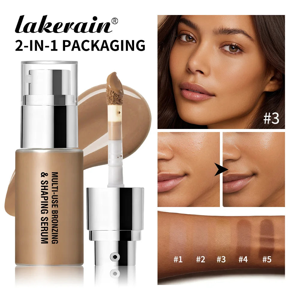 Multi-Use Bronzing and Shaping Serum for Radiant Skin - 1