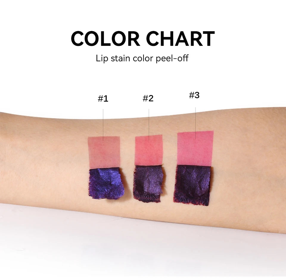 Waterproof Peel-Off Lip Stain for Long-Lasting Color - 10