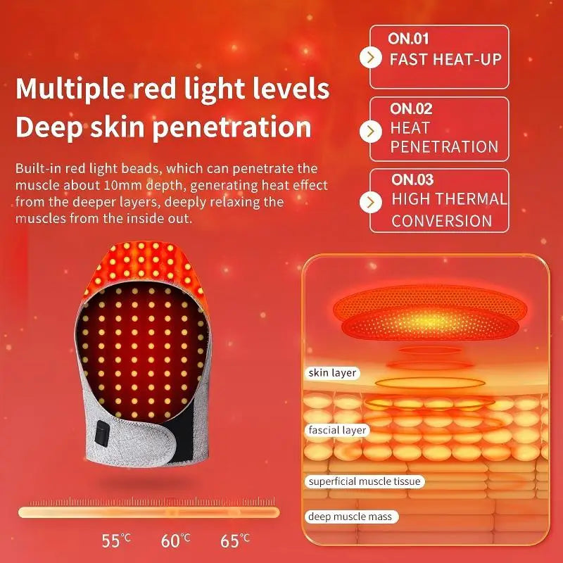 Red Light Therapy Heating Hat for Head and Neck Pain Relief - 5